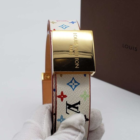 Authentic Louis Vuitton Belt Saint Tulle Carre - Picture 7 of 15